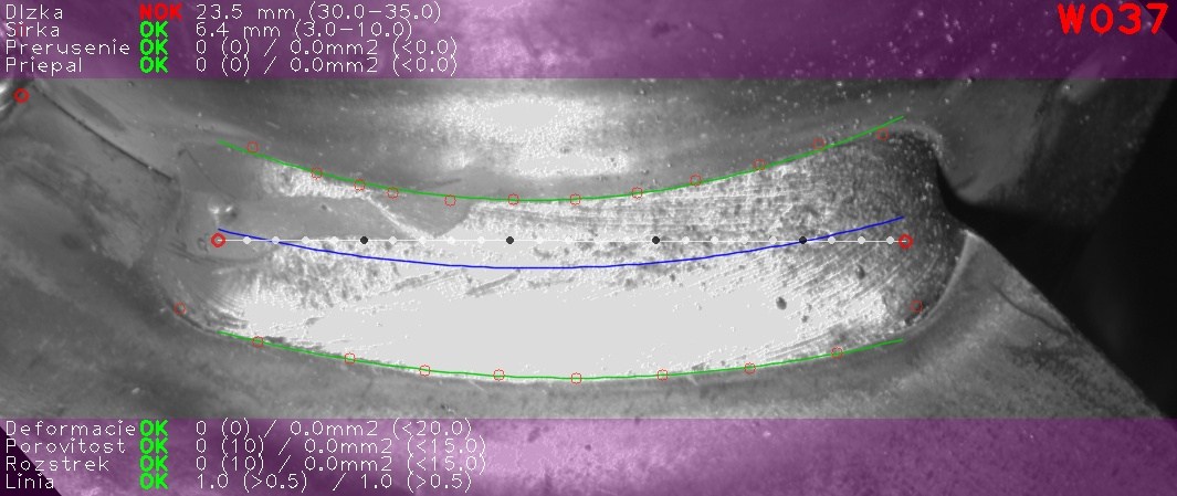 Arc weld visual inspection