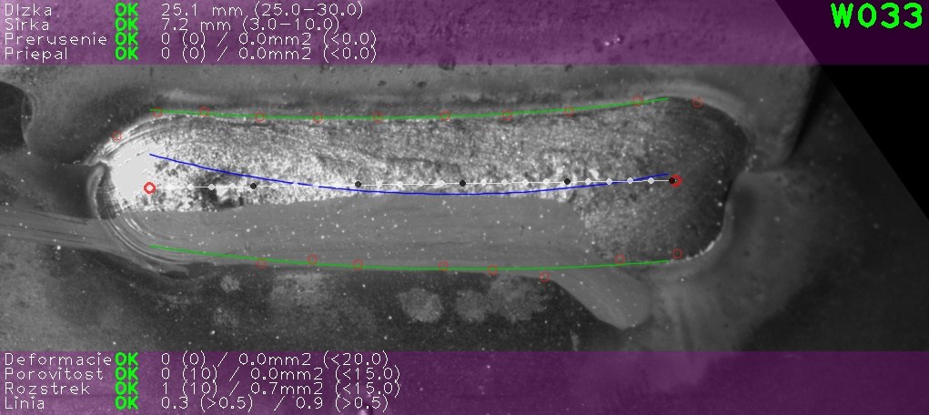 Arc weld visual inspection